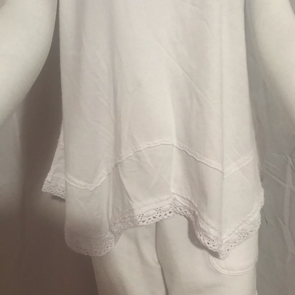 Color Me Cotton white top (made in USA ) - Picture 2 of 16